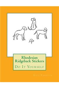 Rhodesian Ridgeback Stickers