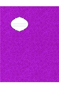 Mauve Floral Notebook