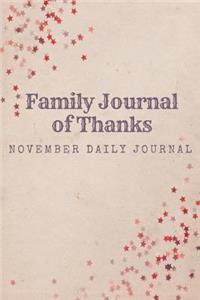 Family Journal of Thanks