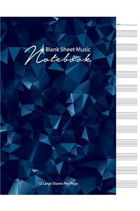 Blank Sheet Music Notebook