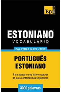 Vocabulário Português-Estoniano - 3000 palavras mais úteis