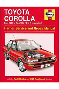 Toyota Corolla Service And Repair Manual