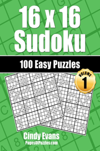 16x16 Sudoku Easy Puzzles - Volume 1