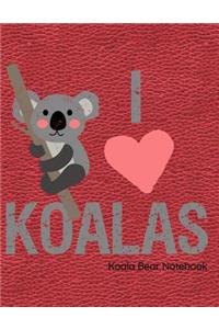 Koala Bear Notebook