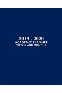 2019-2020 Academic Planner Weekly and Monthly