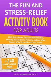 Fun and Stress-Relief Activity Book for Adults