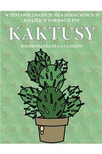 Kolorowanka dla 4-5-latków (Kaktusy)
