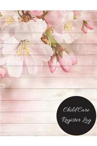 Childcare Register Log