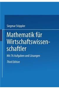 Mathematik Für Wirtschaftswissenschaftler