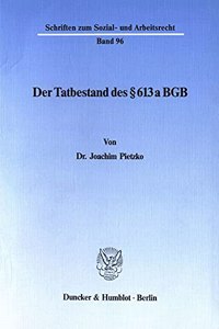 Der Tatbestand Des 613 a Bgb