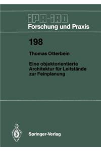 Eine Objektorientierte Architektur Für Leitstände Zur Feinplanung