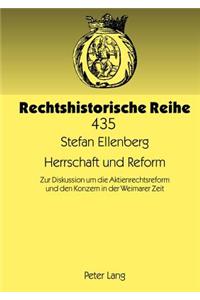 Herrschaft Und Reform