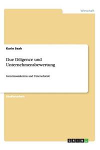 Due Diligence und Unternehmensbewertung