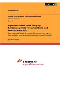 Eigentumserwerb durch Einigung