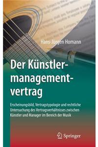 Der Künstlermanagementvertrag