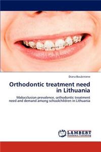 Orthodontic treatment need in Lithuania