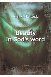 Beauty in God's Word