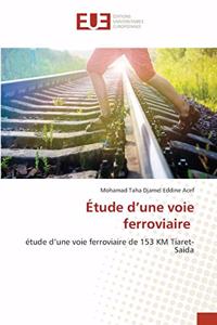 Étude d'une voie ferroviaire