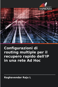 Configurazioni di routing multiple per il recupero rapido dell'IP in una rete Ad Hoc