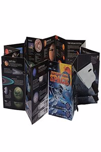 Book with Concertina Design and Pop Up and Lift the Flap - Journey Into Space - Designed for single person OR group reading - VishvBooks - Meaningful Gift for Kids