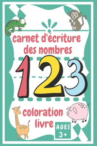 carnet d'écriture des nombres