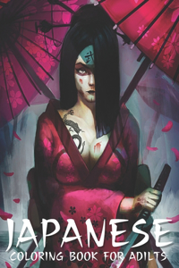 Japanese Coloring Book for Adults