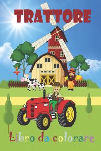 Libro da colorare di trattori