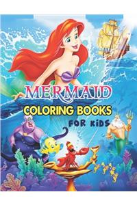 Mermaid Coloring Books For Kids.