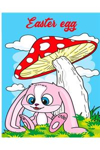 Easter Egg: 60 Easter Coloring filled image Book for Toddlers, Preschool Children, & Kindergarten, Bunny, rabbit, Easter eggs, ... Fun easter bunny Coloring Boo