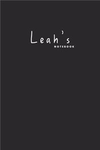 Leah's notebook