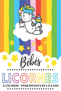 Bébés Licornes à colorier