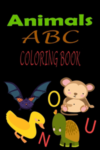 Animal ABC coloring book