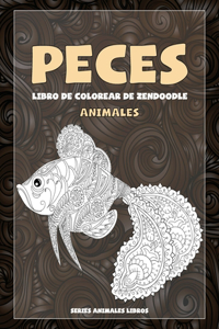 Libro de colorear de Zendoodle - Series Animales Libros - Animales - Peces