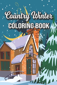 Country Winter Coloring Book