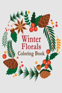 Winter Florals coloring Book