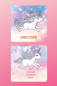 Unicorn Dot markers activity book