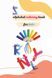 alphabet coloring book