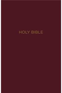 NKJV, Reference Bible, Center-Column Giant Print, Leather-Look, Burgundy, Indexed, Red Letter Edition, Comfort Print