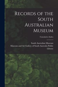 Records of the South Australian Museum; Cumulative Index