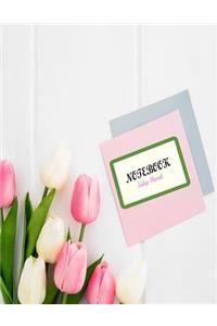 Notebook Tulip Floral