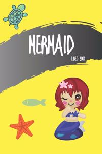 Mermaid Lined Book