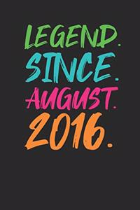 Legend Since August 2016