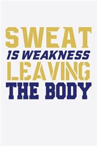 Sweat Is Weakness Leaving The Body