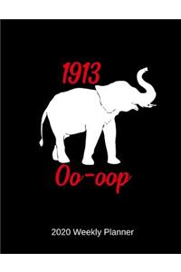 1913 Oo-Oop 2020 Weekly Planner