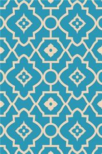Morrocan Design College Ruled Notebook