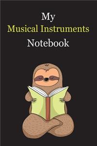 My Musical Instruments Notebook