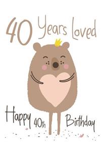 Happy 40th Birthday
