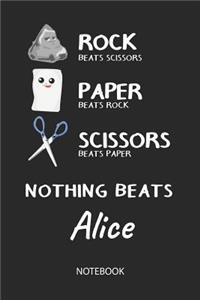 Nothing Beats Alice - Notebook