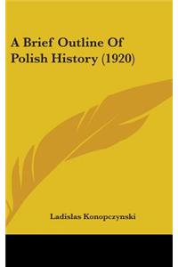 A Brief Outline Of Polish History (1920)