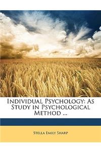 Individual Psychology